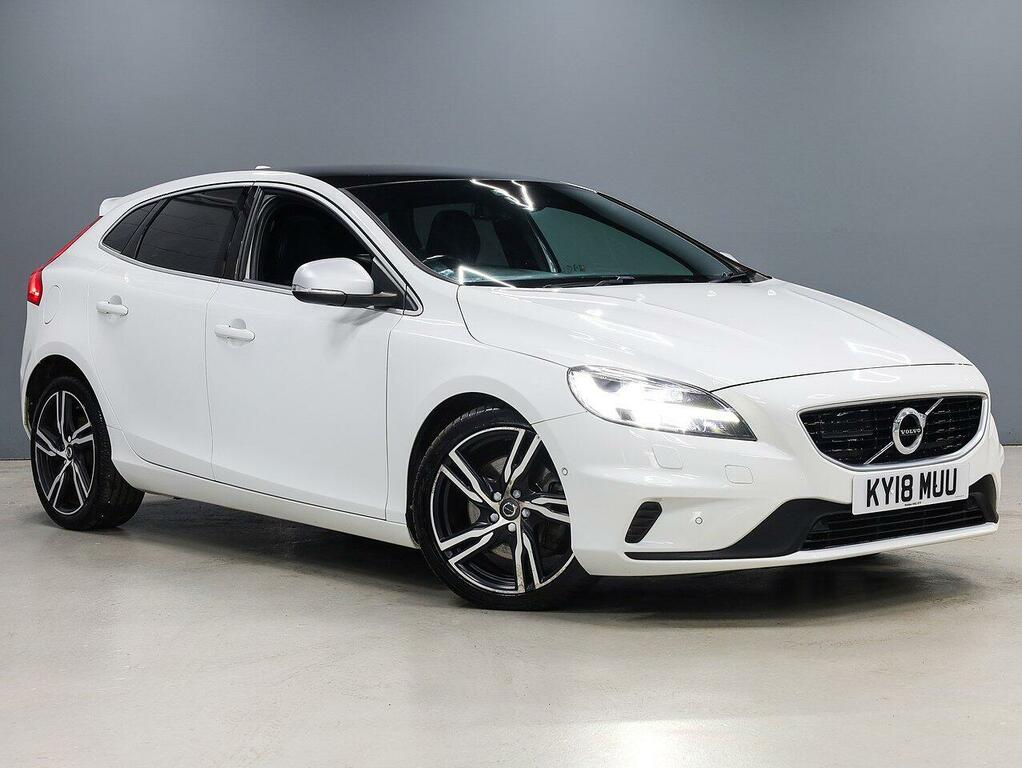 Volvo V40 D4 R-design Pro Hatchback KY18MUU White #2