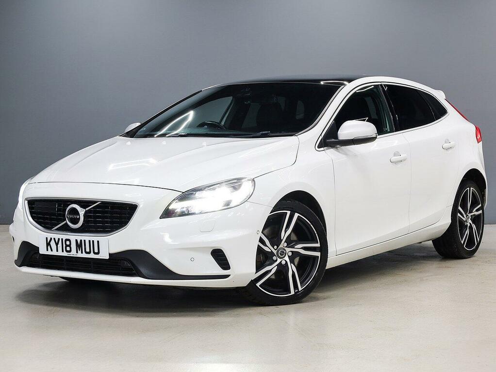Volvo V40 D4 R-design Pro Hatchback KY18MUU White #5