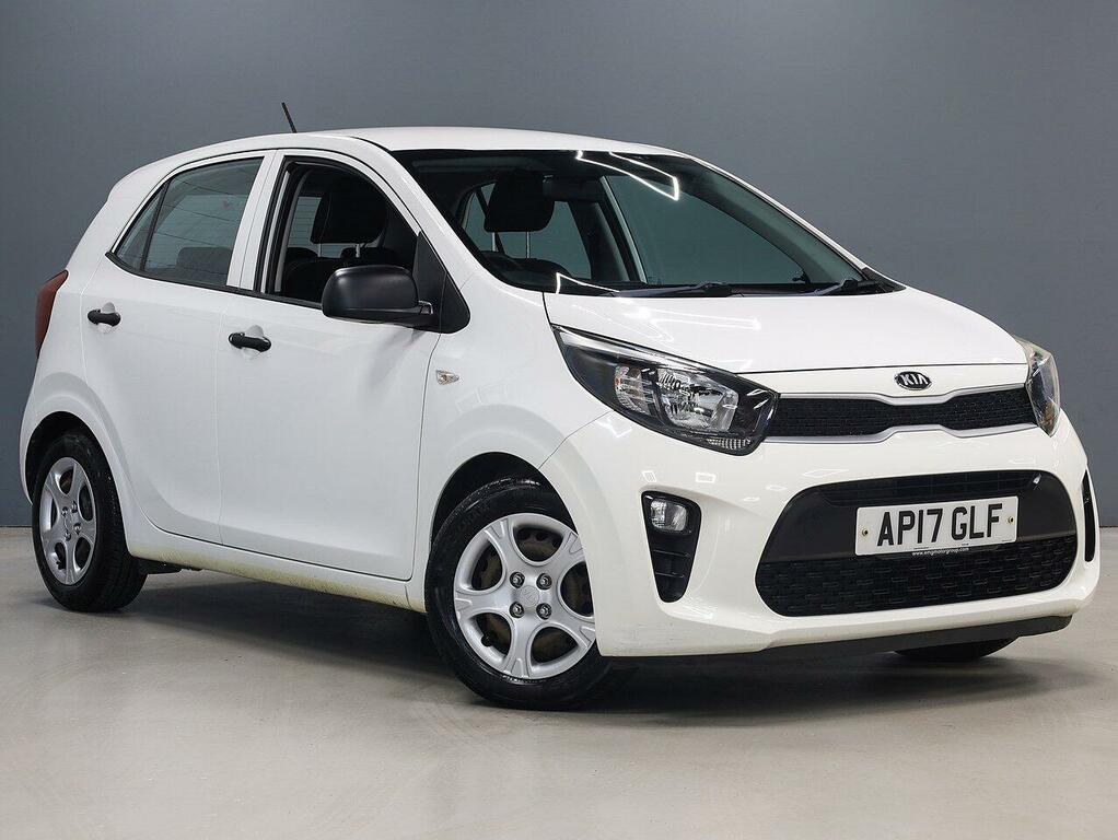 Kia Picanto 1 Hatchback AP17GLF White #2