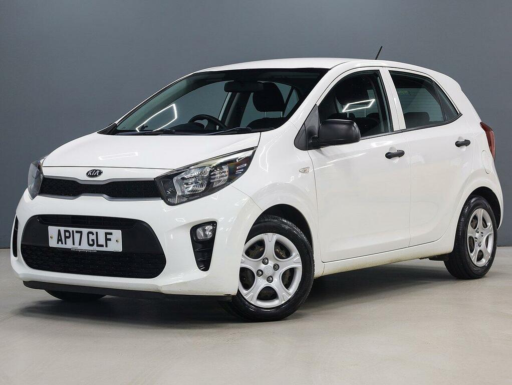 Kia Picanto 1 Hatchback AP17GLF White #5