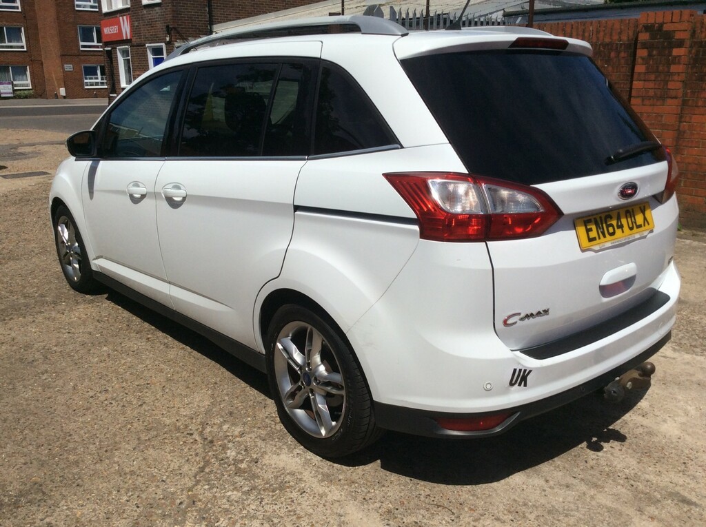 Ford Grand C-Max 1.6 T Ecoboost Titanium X White #4
