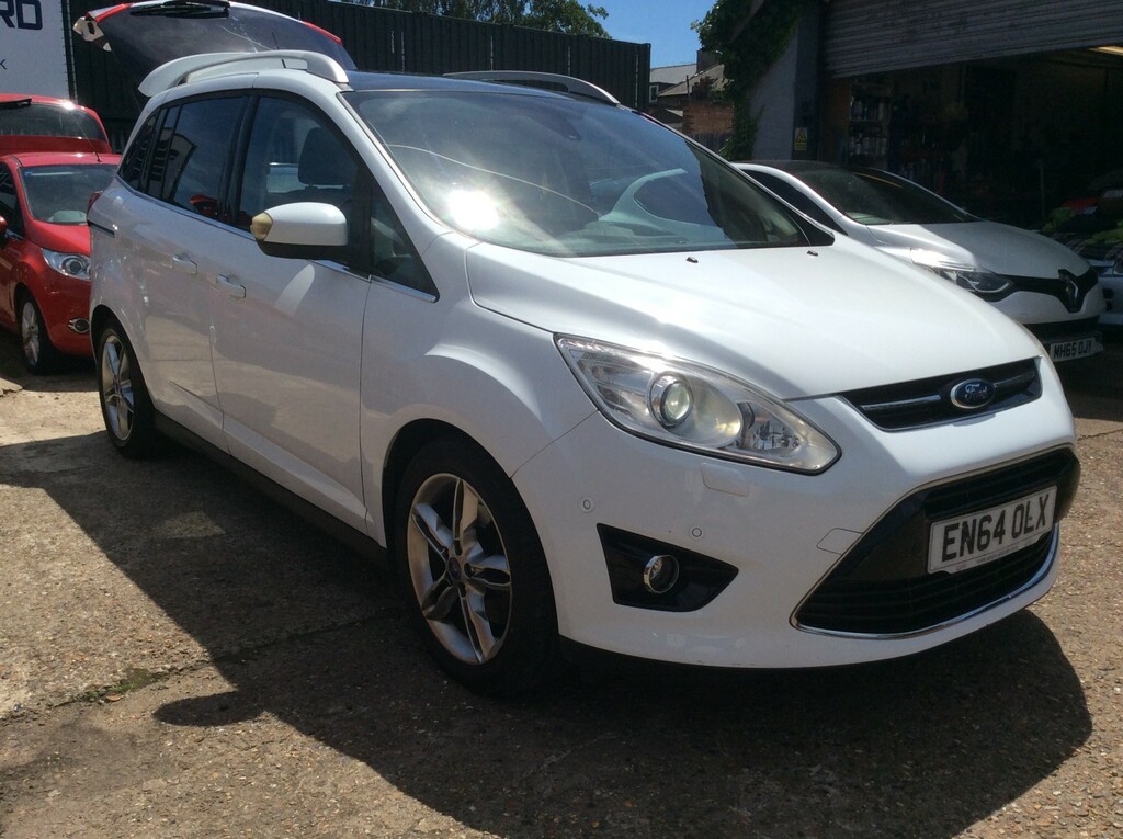 Ford Grand C-Max 1.6 T Ecoboost Titanium X White #2