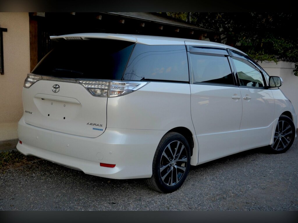 Toyota Estima 2.4 Aeras - Heated Black Leather White #6