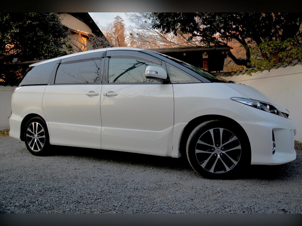 Toyota Estima 2.4 Aeras - Heated Black Leather White #5