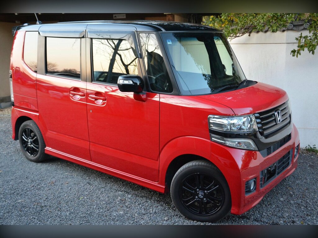 Honda N-Box 660 cc Custom G A Package-fresh Import KF14VCE Red #3