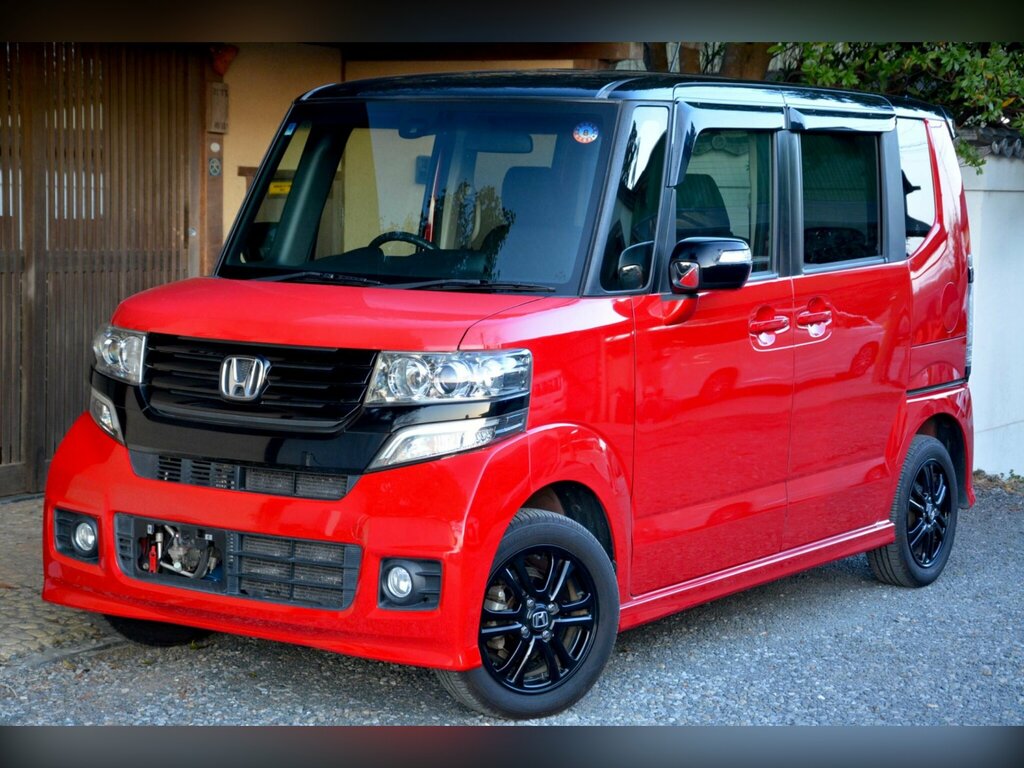 Honda N-Box 660 cc Custom G A Package-fresh Import KF14VCE Red #5