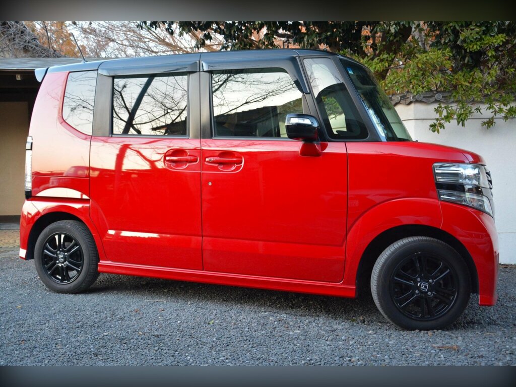 Honda N-Box 660 cc Custom G A Package-fresh Import KF14VCE Red #4