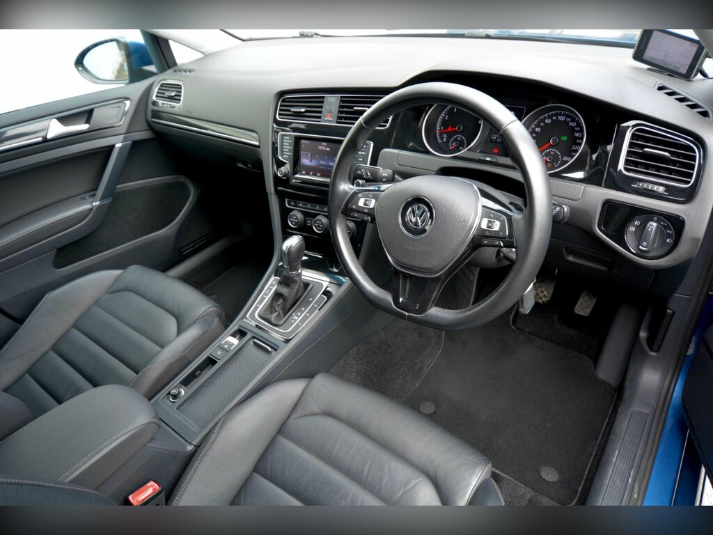 Volkswagen Golf 1.4 Tsi-hi Line -Leather-adaptive Cruise KE13ZLY Blue #2