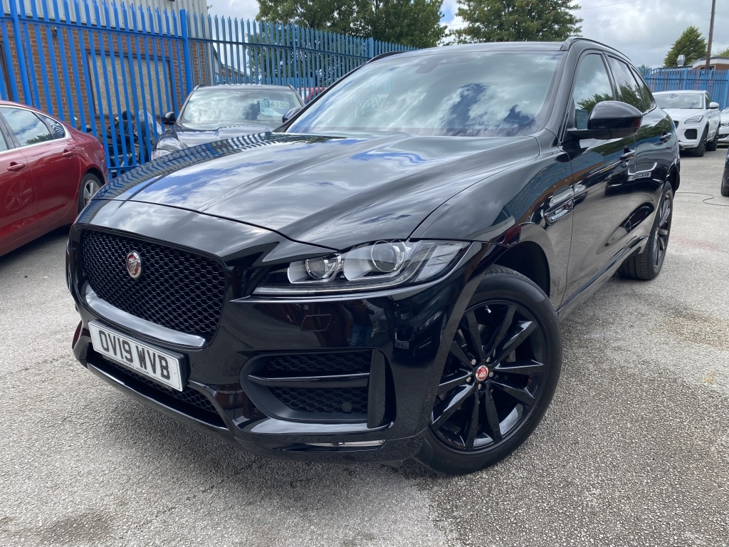Jaguar F-Pace 2.0 R-sport Awd OV19WVB Black #4