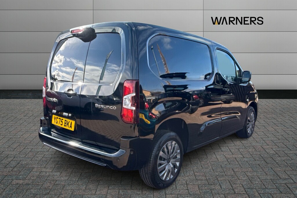 Citroen Berlingo 1.5 Bluehdi 130Ps Van Driver Eat8 YG75BKA Black #4