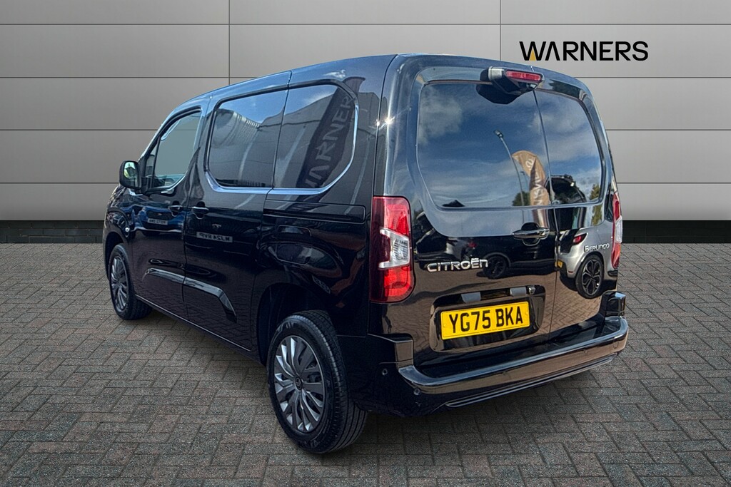 Citroen Berlingo 1.5 Bluehdi 130Ps Van Driver Eat8 YG75BKA Black #3