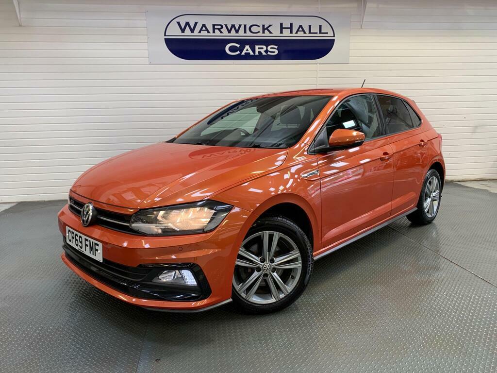 Volkswagen Polo 1.0 Tsi R-line Euro 6 Ss CP69FMF Orange