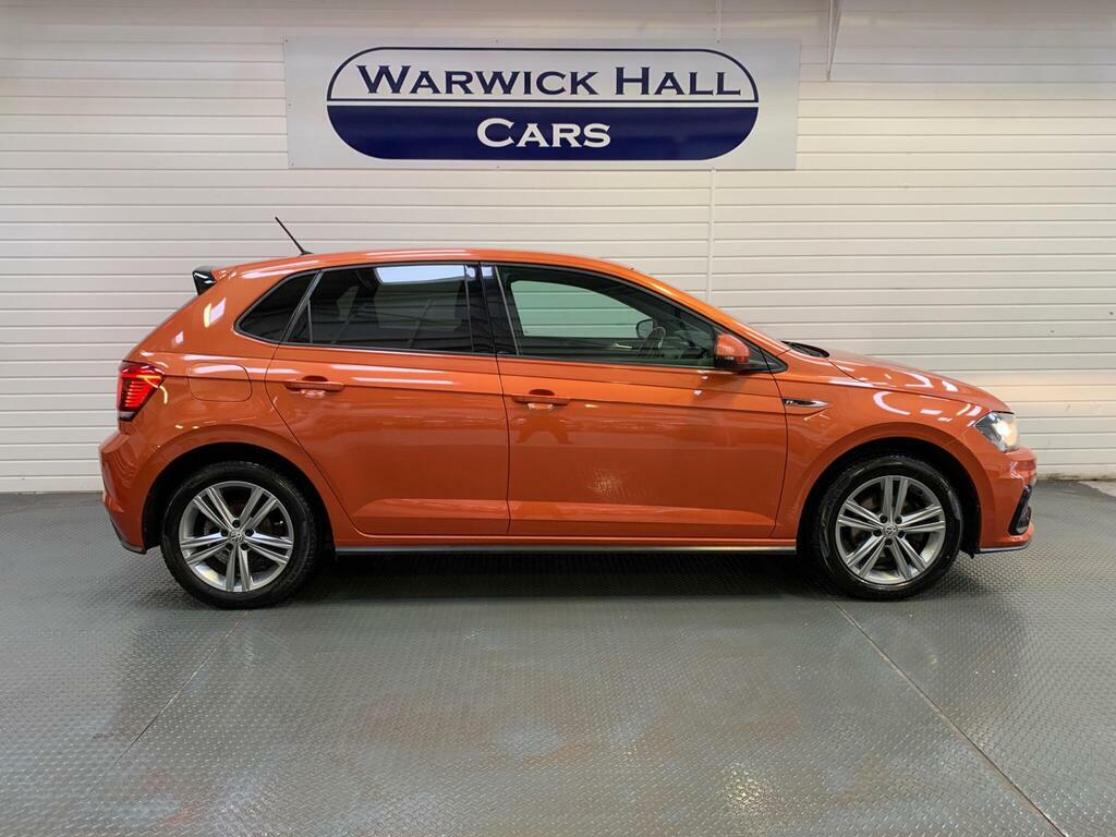 Volkswagen Polo 1.0 Tsi R-line Euro 6 Ss CP69FMF Orange #3