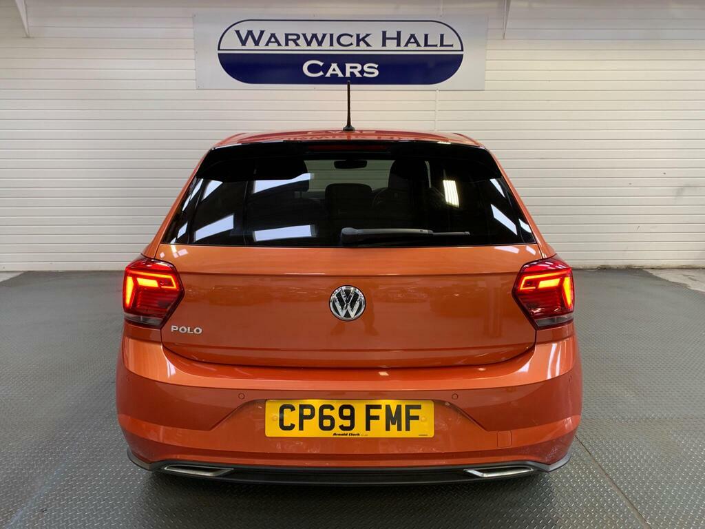Volkswagen Polo 1.0 Tsi R-line Euro 6 Ss CP69FMF Orange #6