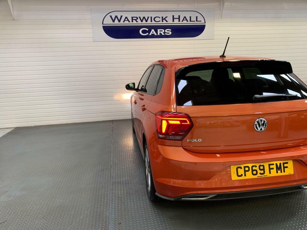 Volkswagen Polo 1.0 Tsi R-line Euro 6 Ss CP69FMF Orange #5