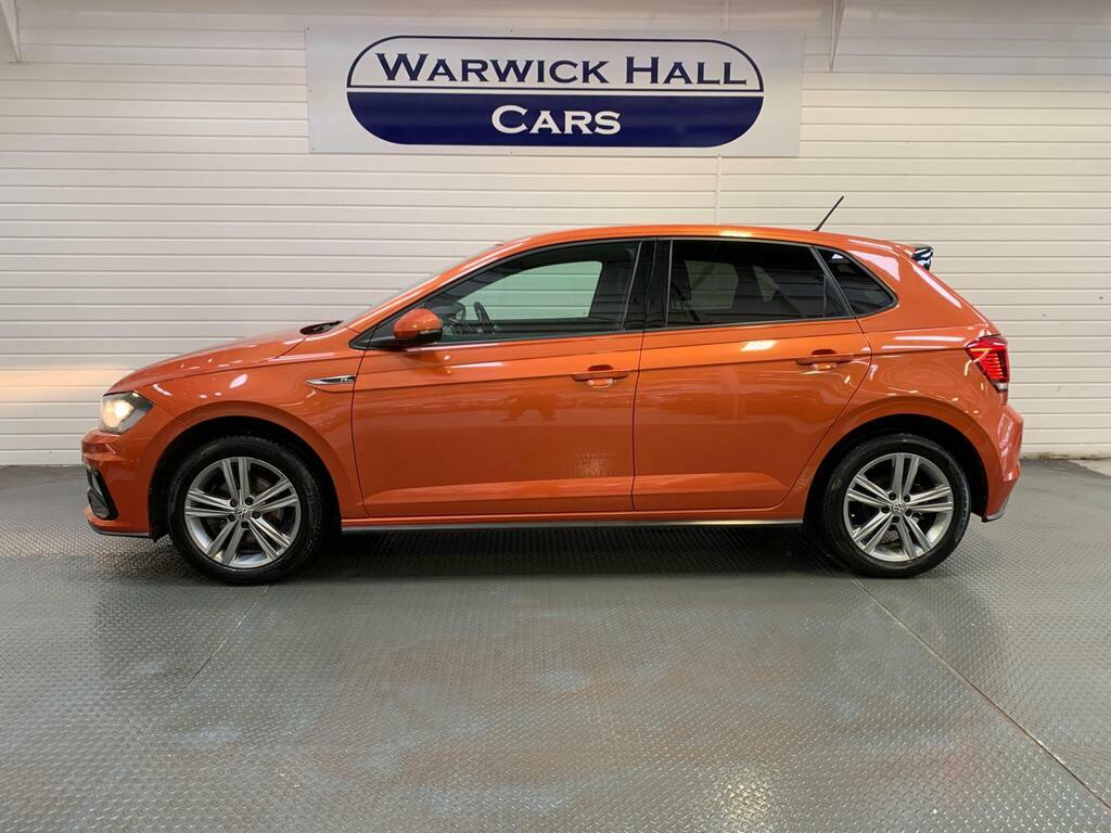 Volkswagen Polo 1.0 Tsi R-line Euro 6 Ss CP69FMF Orange #2