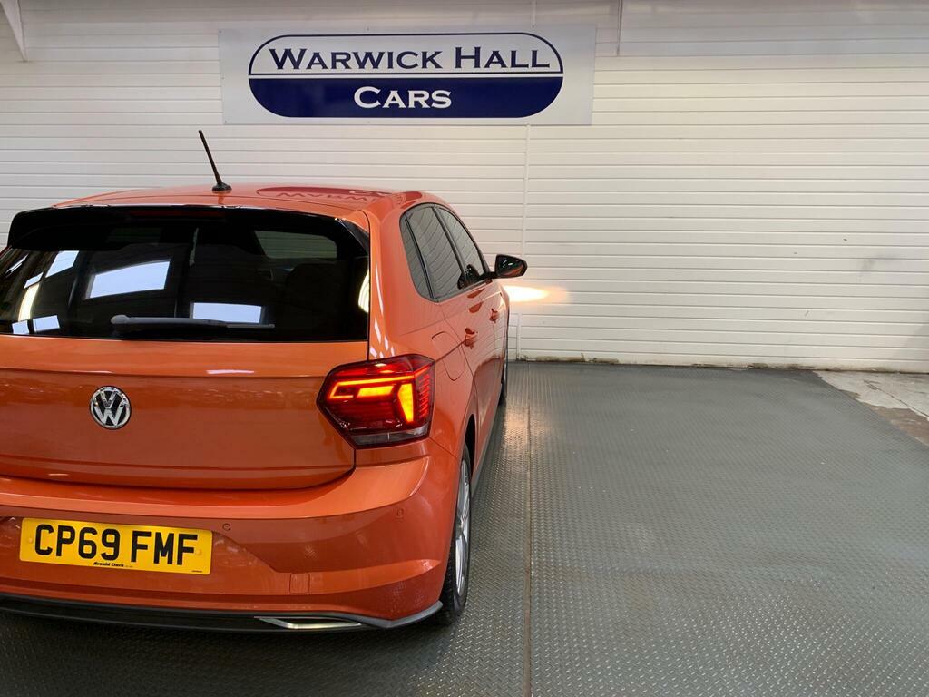 Volkswagen Polo 1.0 Tsi R-line Euro 6 Ss CP69FMF Orange #4