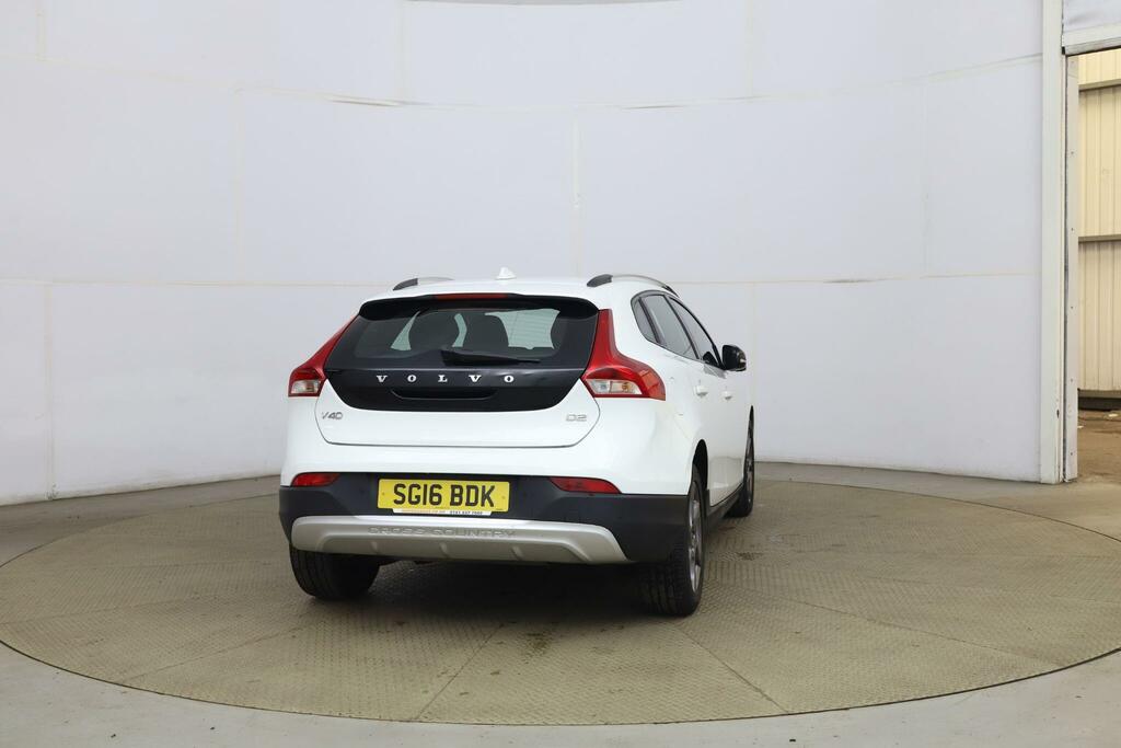 Volvo V40 Cross Country 2.0 D2 Lux Euro 6 Ss White #4