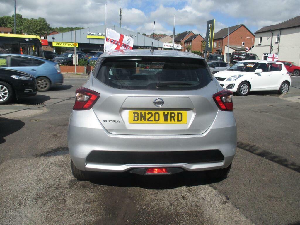 Nissan Micra 1.0 Ig-t Acenta Euro 6 S S BN20WRD Silver #6