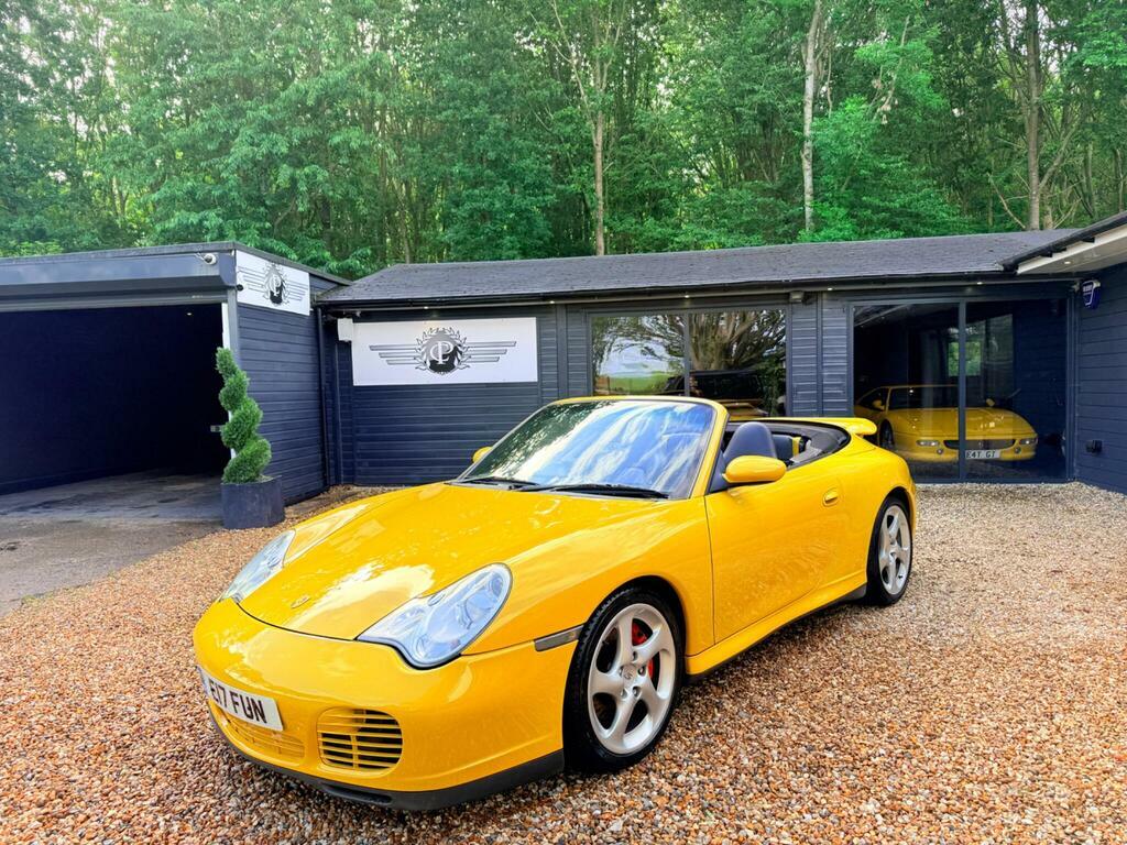 Porsche 911 3.6 996 Carrera 4S Cabriolet Awd Yellow #4