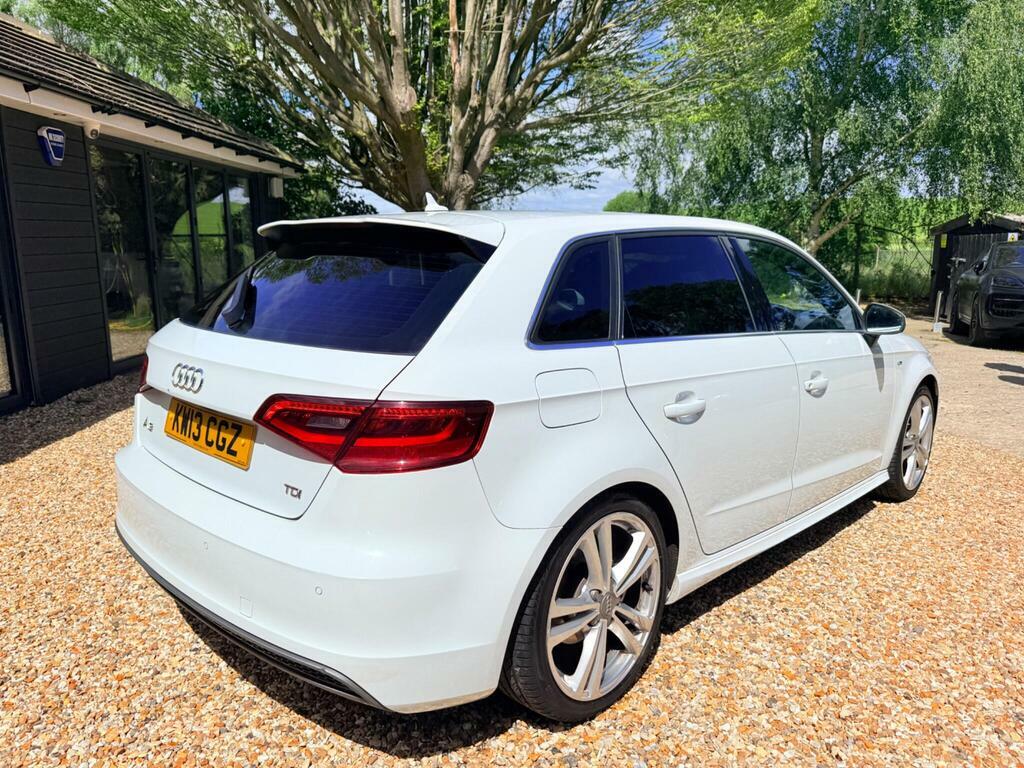 Audi A3 Tdi Sport White #13