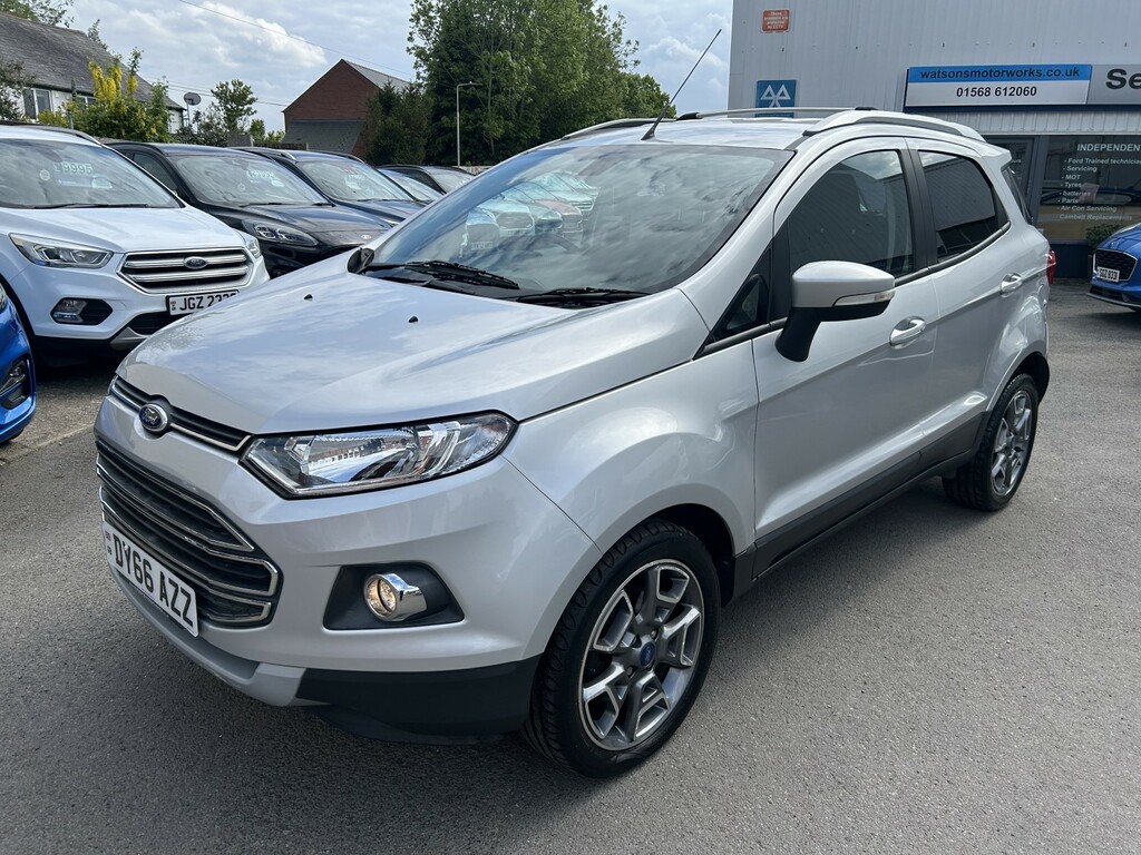 Ford Ecosport Suv 1.5 Tdci Titanium, Only 32283 Miles, 35 Road Silver
