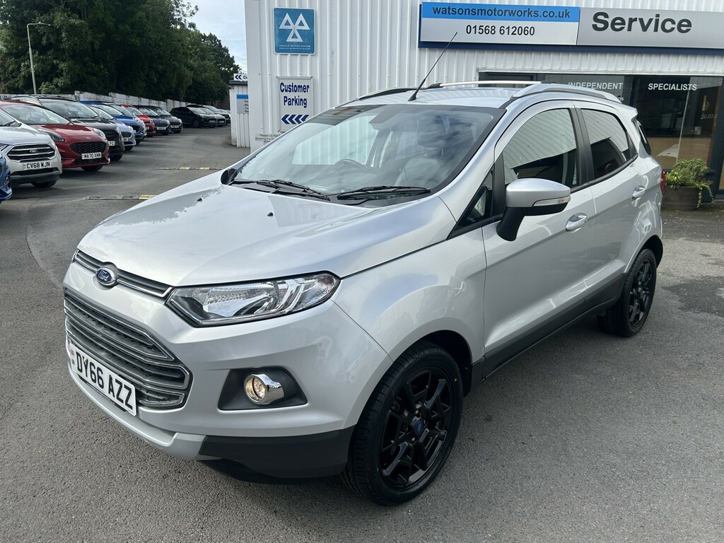 Ford Ecosport Suv 1.5 Tdci Titanium, Only 32283 Miles, 35 Road Silver