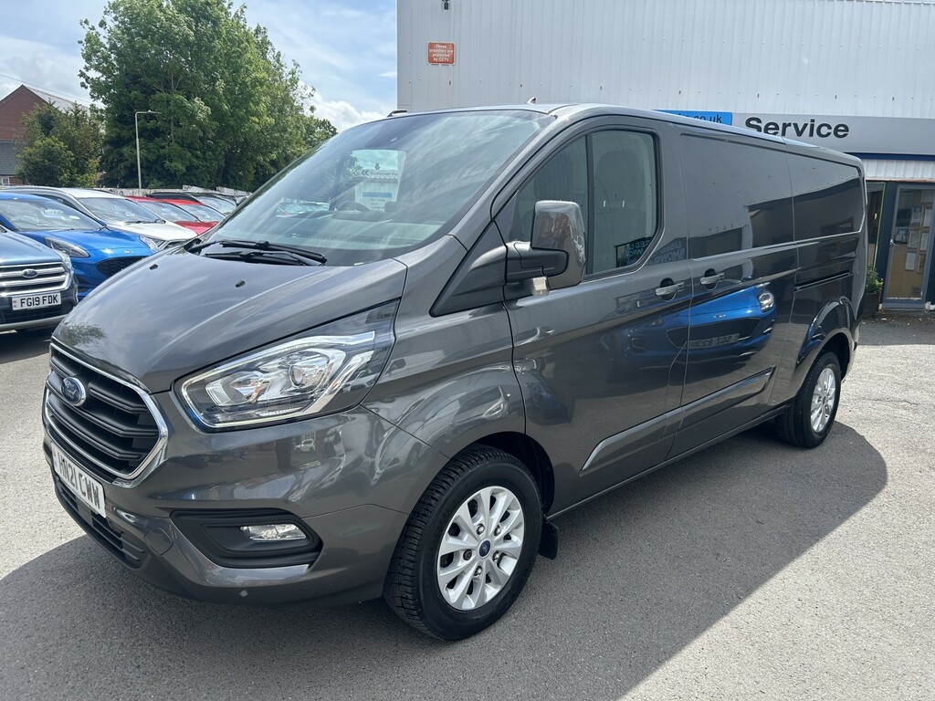 Ford Transit Custom Limited Van 2.0 300 L2 2.0L Ecoblue 130Ps Fwd 6 Sp Grey