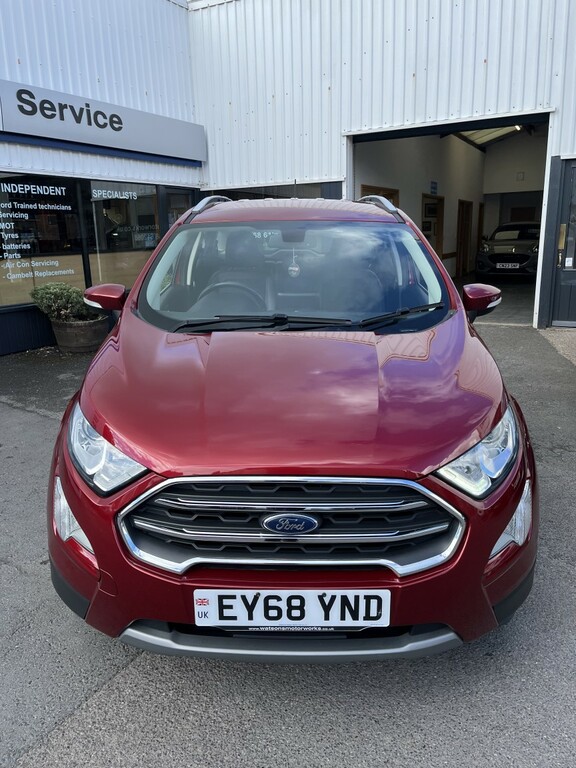 Ford Ecosport 1.0 T Ecoboost Titanium Red #2