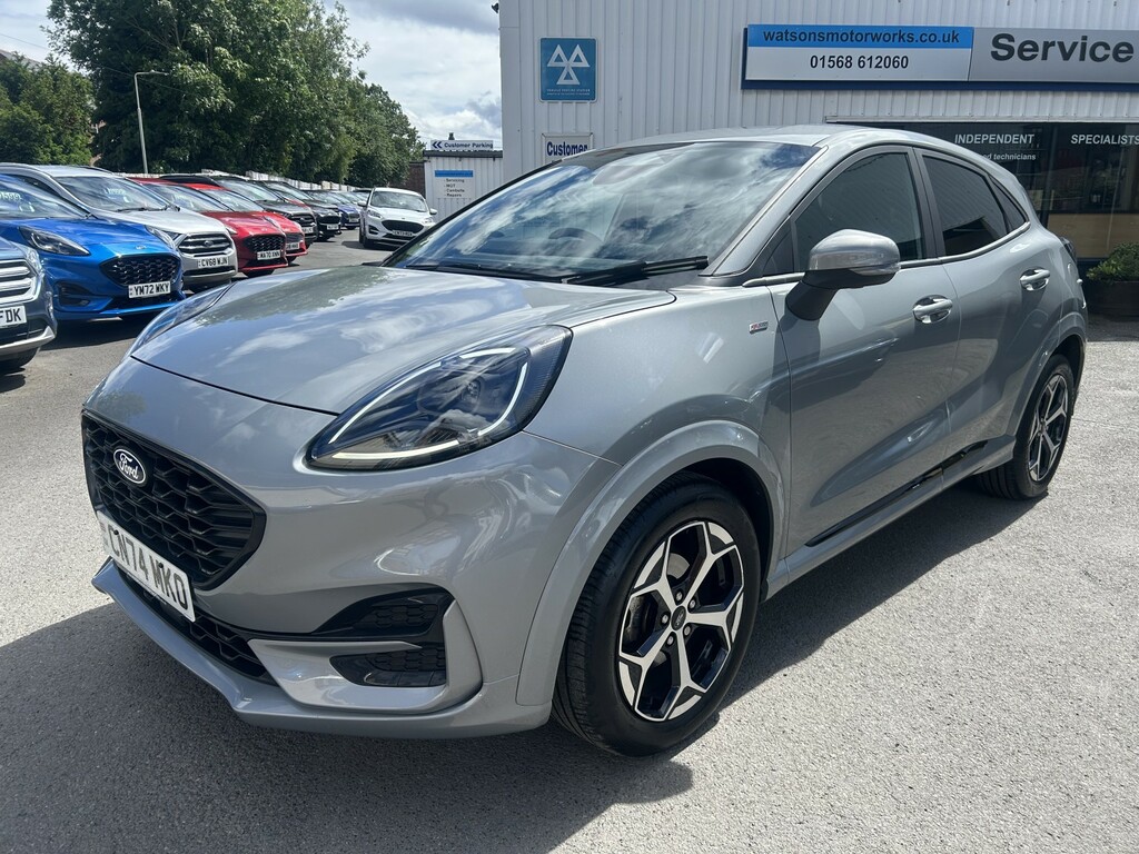 Ford Puma 1.0 Puma St-line 1.0L Ecoboost 125Ps Mhev 6 CN74MKO Silver