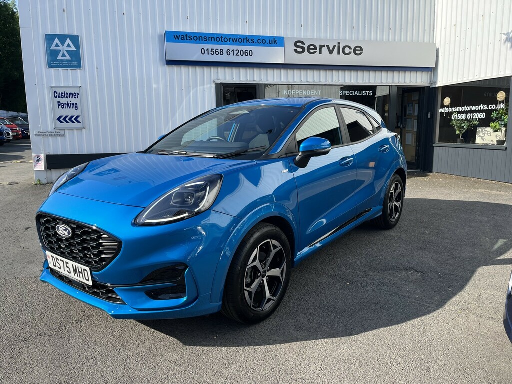 Ford Puma Suv 1.0 Puma St-line 1.0L Ecoboost 125Ps Mh DS75MHO Blue