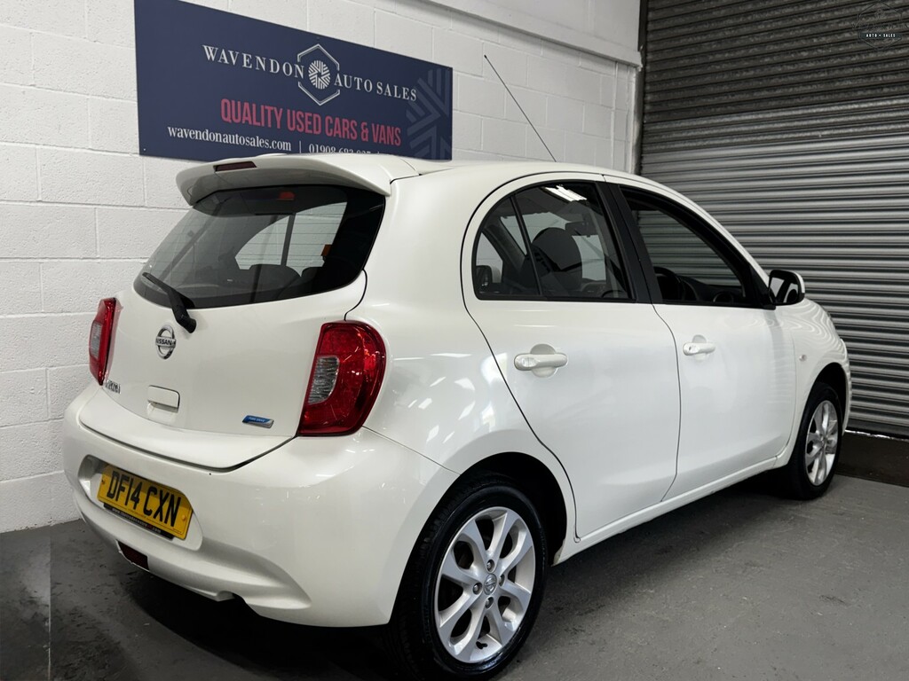 Nissan Micra 1.2 Acenta White #5