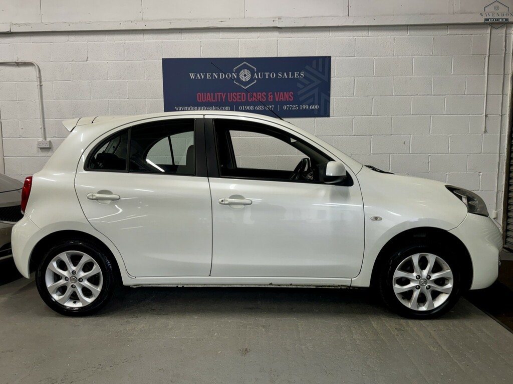 Nissan Micra 1.2 Acenta White #2
