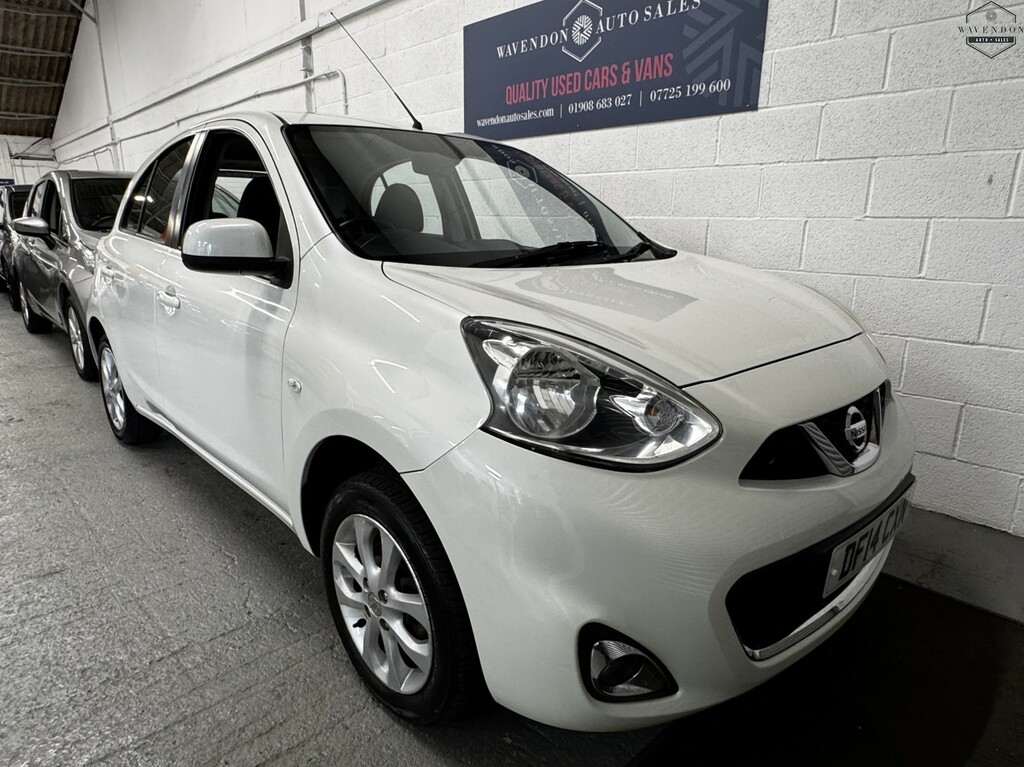 Nissan Micra 1.2 Acenta White #3