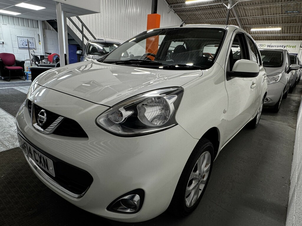 Nissan Micra 1.2 Acenta White #4