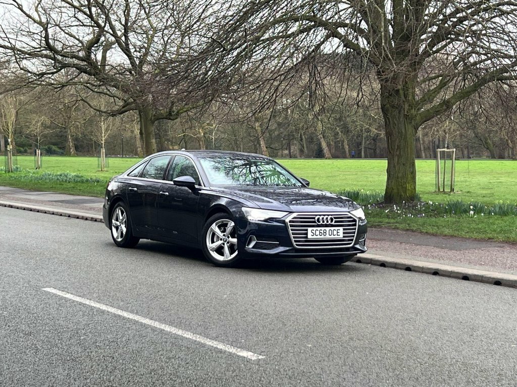Audi A6 Saloon 2L Sport SC68OCE Blue #4