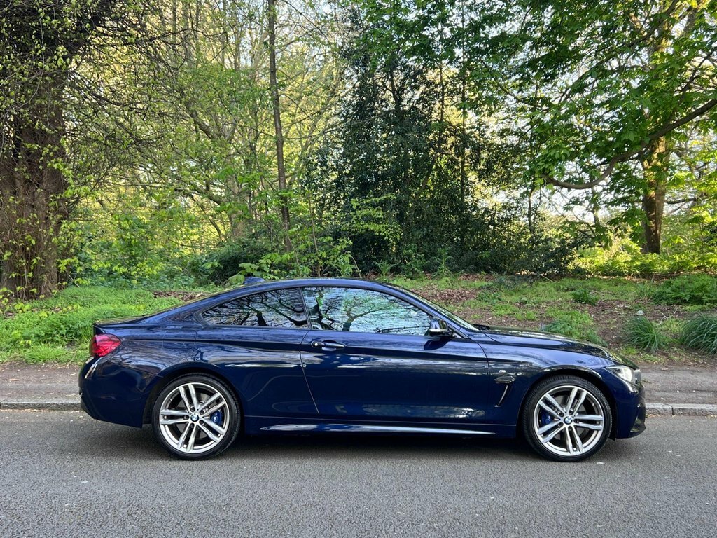 BMW 4 Series Gran Coupe 2L M Sport YC69OSB Blue #4