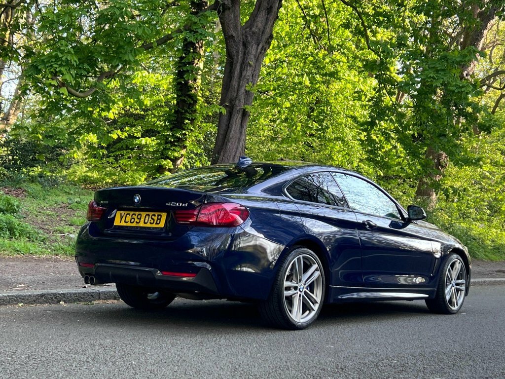 BMW 4 Series Gran Coupe 2L M Sport YC69OSB Blue #6