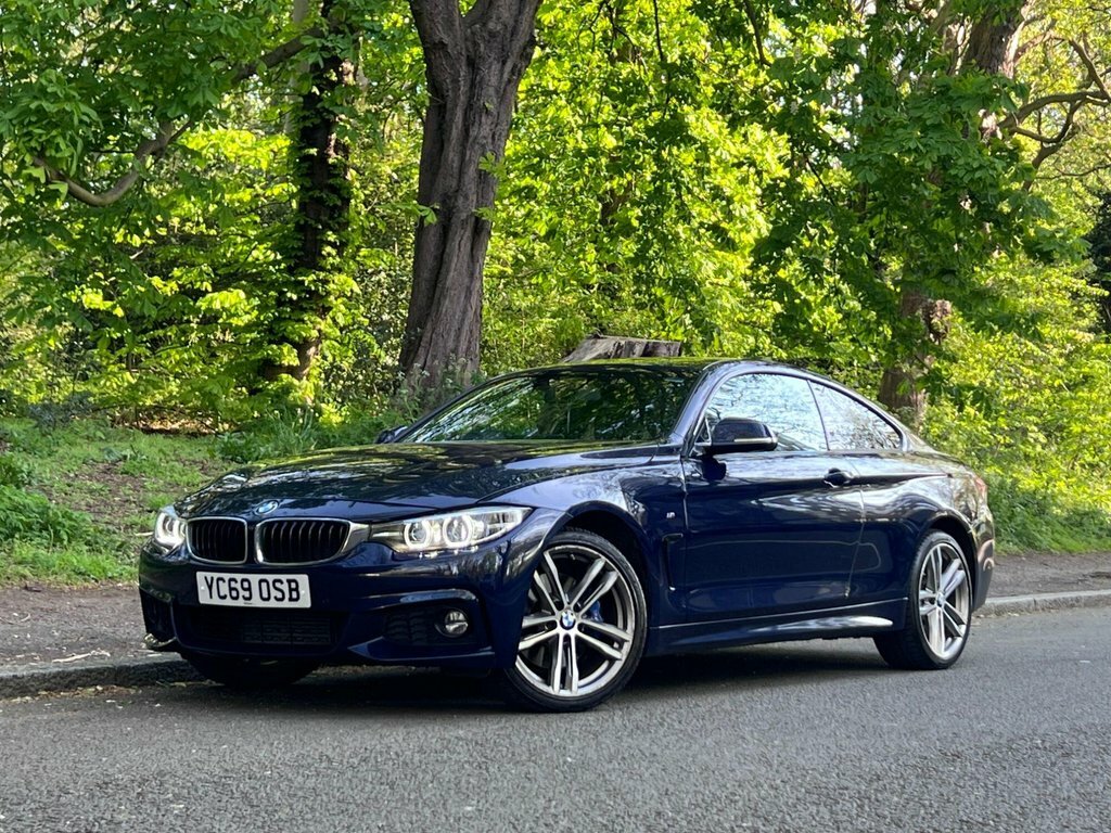 BMW 4 Series Gran Coupe 2L M Sport YC69OSB Blue #3