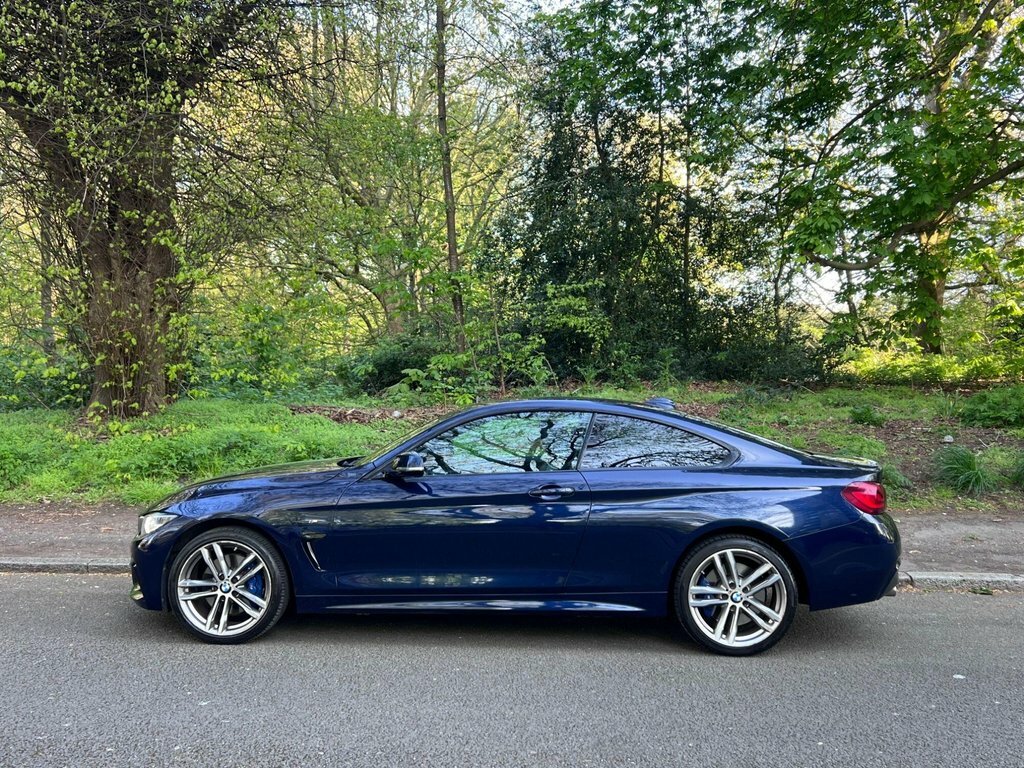 BMW 4 Series Gran Coupe 2L M Sport YC69OSB Blue #5