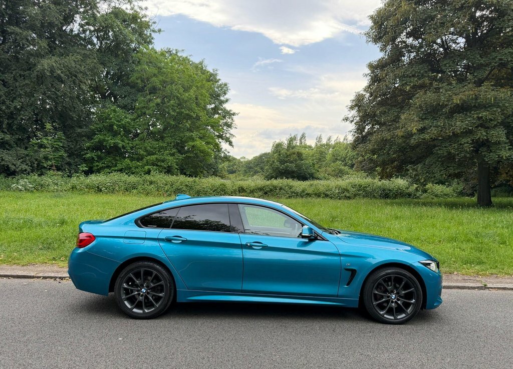 BMW 4 Series Gran Coupe 2L M Sport SD18LFZ Blue #4