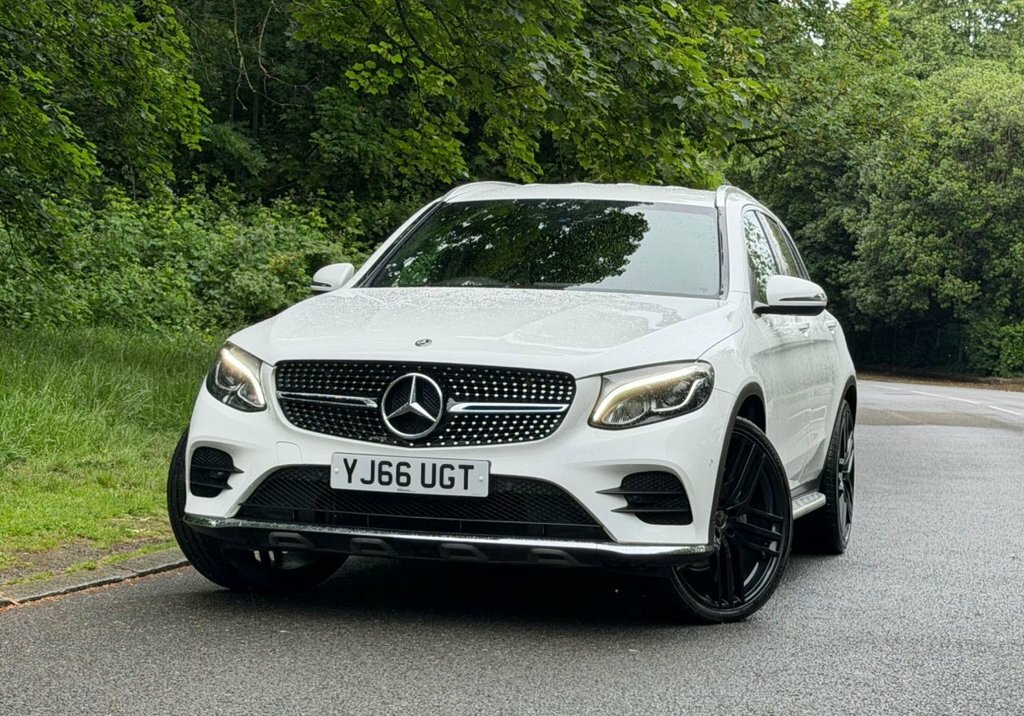 Mercedes-Benz GLC Class 2L Amg Line YJ66UGT White #6