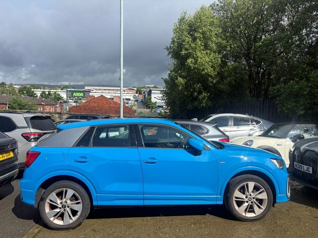 Audi Q2 1L S Line DS21UXB Blue #4