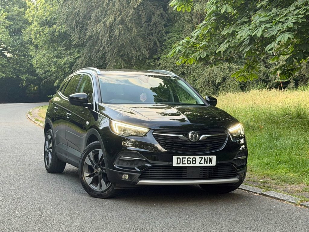 Vauxhall Grandland X 1.2L Sport Nav DE68ZNW Black