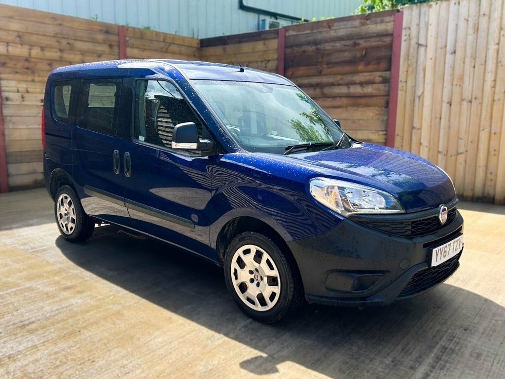 Fiat Doblo 1.4L Pop YY67TZV Blue #3
