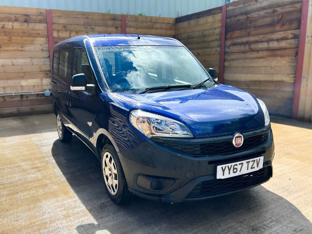 Fiat Doblo 1.4L Pop YY67TZV Blue #4