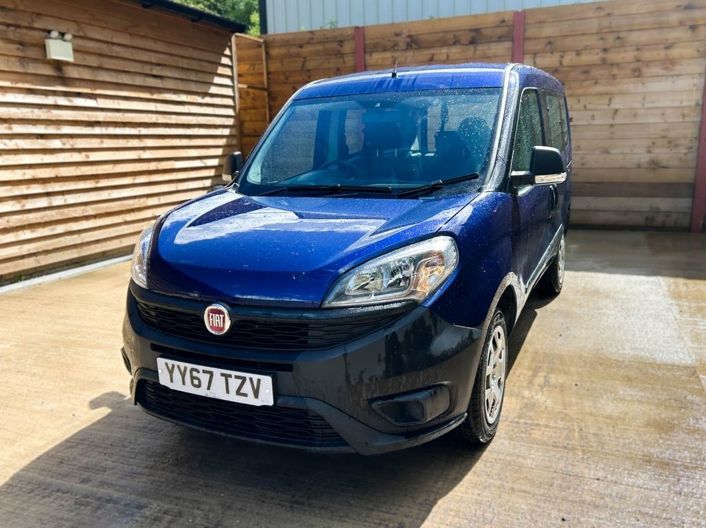 Fiat Doblo 1.4L Pop YY67TZV Blue #6