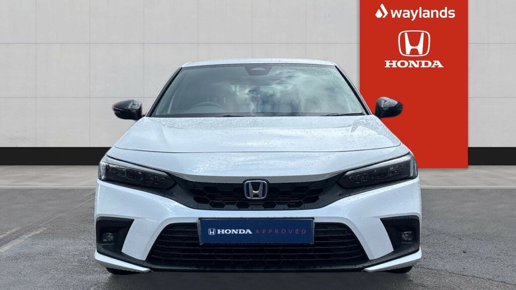 Honda Civic Honda Civic 2.0 Ehev Sport Cvt Hatchback DV23WNF White #6