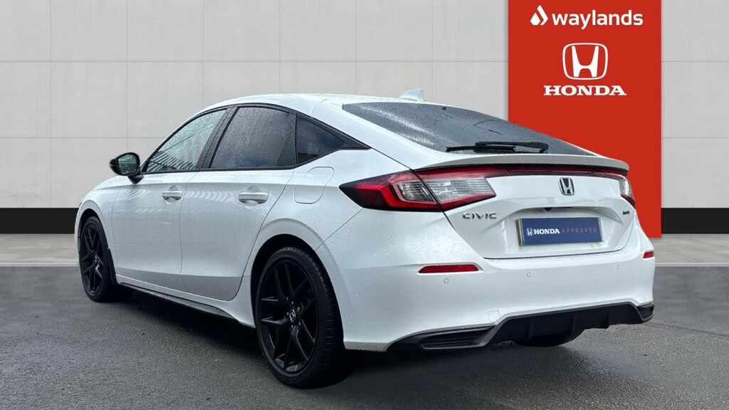 Honda Civic Honda Civic 2.0 Ehev Sport Cvt Hatchback DV23WNF White #3