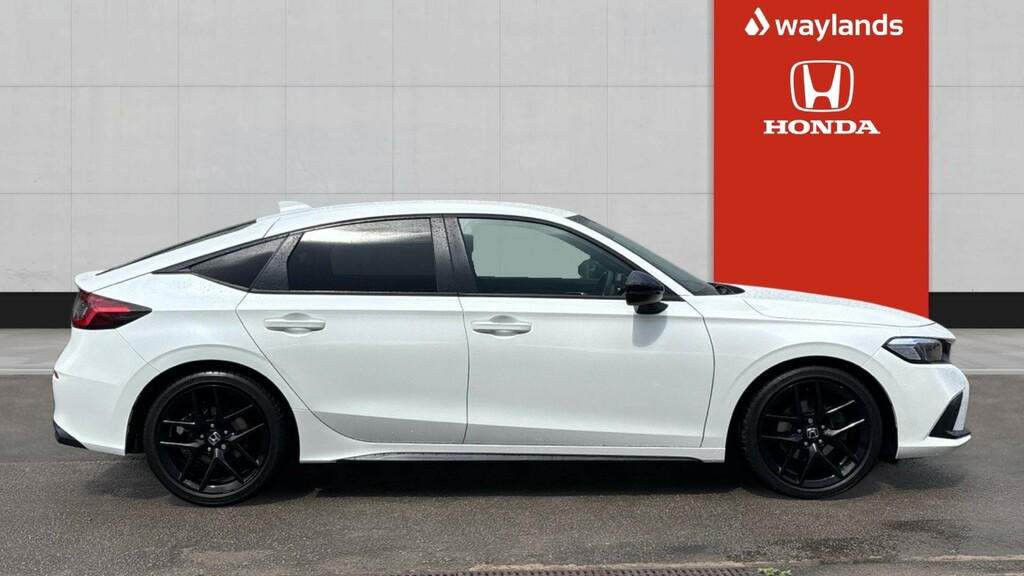 Honda Civic Honda Civic 2.0 Ehev Sport Cvt Hatchback DV23WNF White #5